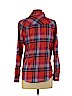 Forever 21 100% Cotton Red Long Sleeve Button-Down Shirt Size S - photo 2