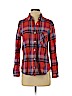 Forever 21 100% Cotton Red Long Sleeve Button-Down Shirt Size S - photo 1