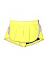 Nike 100% Polyester Yellow Athletic Shorts Size M - photo 1