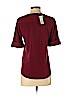 White House Black Market 100% Polyester Burgundy 3/4 Sleeve Top Size S - photo 2