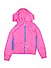 Puma 100% Polyester Pink Zip Up Hoodie Size 6 - photo 1