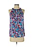 Theory Blue Sleeveless Silk Top Size P (petite) - photo 1