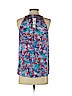 Theory Blue Sleeveless Silk Top Size P (petite) - photo 2