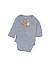 OshKosh B'gosh 100% Cotton Gray Long Sleeve Onesie 0-3 MO / 3 MO - photo 1