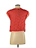 Free People 100% Polyester Red Short Sleeve Blouse Size S - photo 2