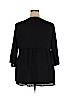 Torrid 100% Polyester Black 3/4 Sleeve Blouse Size 2X Plus (2) - photo 2