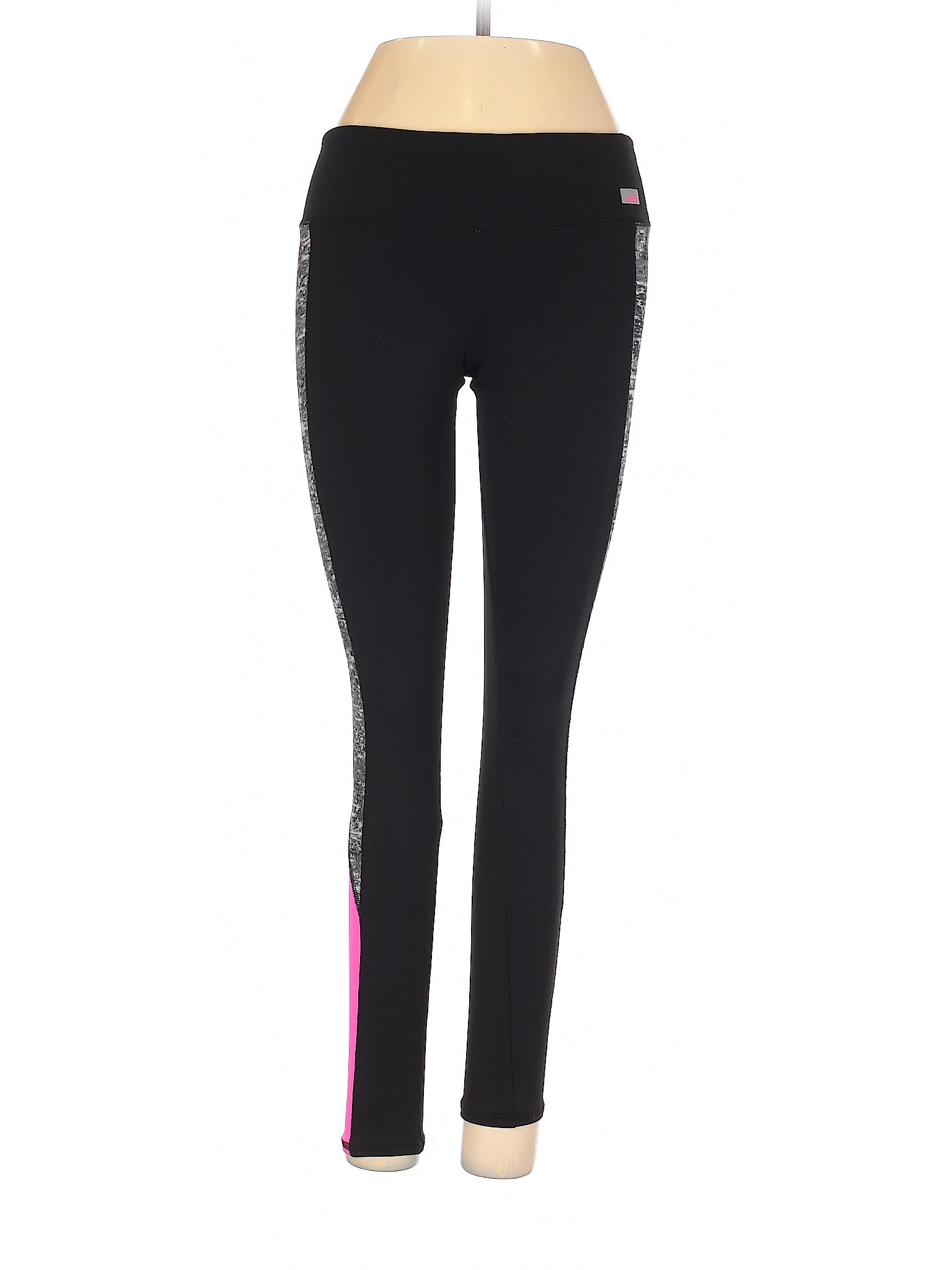 Avia Activewear Women Leggings with Side Pockets (Black, 2XL) 20 at   Women's Clothing store