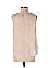 Ann Taylor 100% Polyester Tan Sleeveless Blouse Size M (petite) - photo 2
