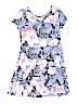The Children's Place 100% Cotton Floral Blue Dress Size M (kids) - photo 1