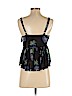 Free People 100% Polyester Black Sleeveless Blouse Size S - photo 2