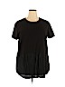 Mossimo Black Short Sleeve Top Size XXL - photo 1