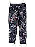 Mudd Floral Black Sweatpants Size 12 - photo 1