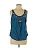 Ann Taylor LOFT 100% Rayon Blue Sleeveless Blouse Size M (petite) - photo 1