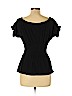 Lauren by Ralph Lauren 100% Cotton Black Short Sleeve Top Size L (petite) - photo 2