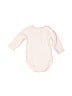 Janie and Jack 100% Cotton White Long Sleeve Onesie Size 3-6 mo - photo 1