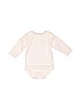 Janie and Jack 100% Cotton White Long Sleeve Onesie Size 3-6 mo - photo 2