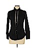 Banana Republic Factory Store Black Long Sleeve Button-Down Shirt Size 6 (petite) - photo 1
