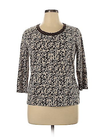 Laura Ashley 3/4 Sleeve Top (view 1)