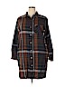 Vanilla Star Brown Long Sleeve Button-Down Shirt Size XL - photo 1