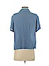 Lulu's 100% Rayon Blue Short Sleeve Blouse Size S - photo 2