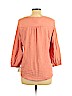 Style&Co 100% Cotton Pink Long Sleeve Top Size L (petite) - photo 2