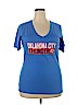 Majestic 100% Cotton Blue Short Sleeve T-Shirt Size XXL - photo 1