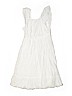Justice 100% Cotton White Dress Size 8 - photo 2