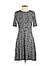 Ann Taylor LOFT Gray Casual Dress Size XS (petite) - photo 1