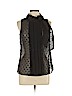 Banana Republic 100% Polyester Black Sleeveless Blouse Size 10 (petite) - photo 1