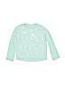 Zara 100% Cotton Teal Long Sleeve T-Shirt Size 7 - 8 - photo 1