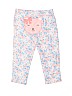 Carter's 100% Cotton Floral White Casual Pants 12-18 MO / 18 MO - photo 2