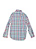 Crewcuts 100% Cotton Checkered-gingham Blue Long Sleeve Button-Down Shirt Size 8 - photo 2