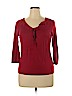 Talbots Red 3/4 Sleeve Top Size XL - photo 1