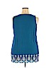 Woman Within 100% Rayon Blue Sleeveless Blouse Size 18 (L) - photo 1