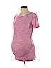 Gap Fit Maternity 100% Polyester Pink Active T-Shirt Size XS - photo 1
