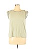 Ann Taylor LOFT 100% Cotton Green Short Sleeve Top Size XL (petite) - photo 1