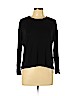 Vince. 100% Viscose Black Long Sleeve T-Shirt Size L - photo 1