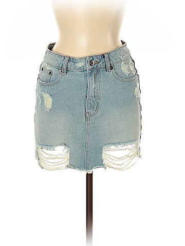 showpo Denim Skirt (view 1)