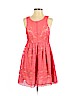 Free People 100% Polyester Pink Cocktail Dress Size 4 - photo 1