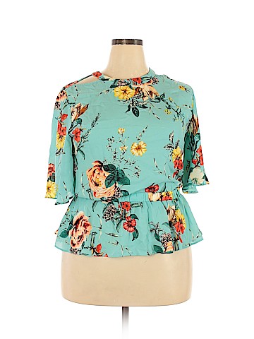 Belle + Sky 3/4 Sleeve Blouse (view 2)