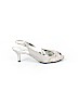 Nina 100% Leather Gray Heels Size 11 - photo 1