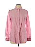 J. McLaughlin Pink Long Sleeve Button-Down Shirt Size L - photo 1