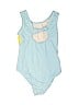 Gymboree Graphic Color Block Blue One Piece Swimsuit Size 3 - photo 2