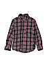 Carter's 100% Cotton Plaid Black Long Sleeve Button-Down Shirt Size 5 - photo 1