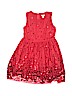 Cat & Jack 100% Polyester Red Special Occasion Dress Size 7 - 8 - photo 1