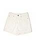 Dr Denim 100% Cotton White Denim Shorts Size 26 waist - photo 1