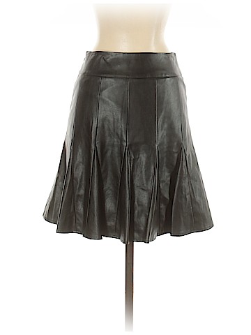 Ann Taylor Faux Leather Skirt (view 2)