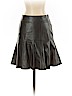 Ann Taylor 100% Polyester Black Faux Leather Skirt Size 00 (petite) - photo 1