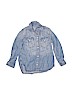 Gap Kids 100% Tencel Lyocell Blue Long Sleeve Button-Down Shirt Size 4 - photo 1