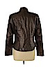 Doncaster 100% Leather Brown Leather Jacket Size 12 - photo 2